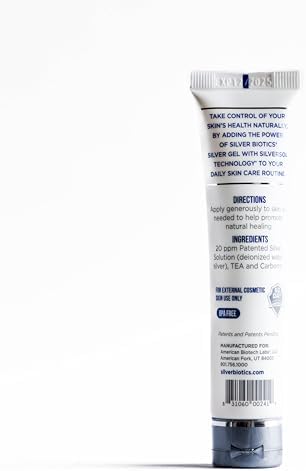 American Biotech Labs skincare tube back label details