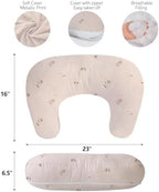 Little Grape Land breastfeeding pillow showing ergonomic curve