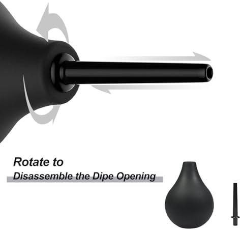 Disassembled Showvigor enema kit components illustrating easy cleaning and hygiene.