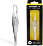 Close up of Tweezerman precision tick removal tips
