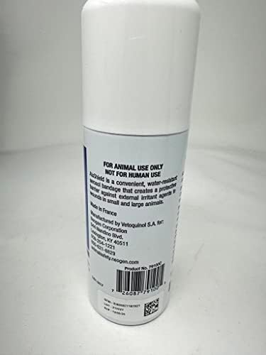 Water resistant aluminum spray bandage by Neogen Ideal for horses and dogs