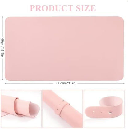 Foldable PU leather manicure hand rest mat