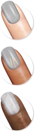 No UV light needed marble design salon effects nail polish wraps overview