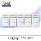 Durable white cardstock AED readiness tags for hospital and school use.