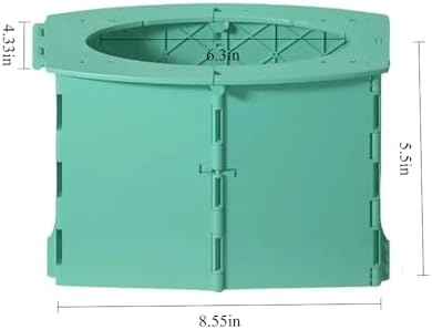Folded hbfljyt portable potty for car travel