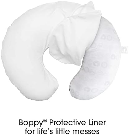 Boppy nursing pillow liner demonstrating snug fit design