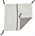 Sturdy black attachment clips for wire cage hanging hammock accessory