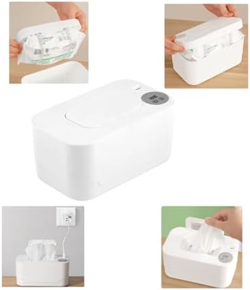 Baby wipe warmer open showing internal heating surface