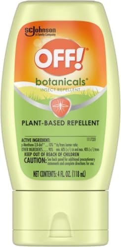Plant based DEET free bug and mosquito repellent lotion bottles