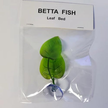 DODOAQUA two pieces green betta fish resting leaves packaging demonstration