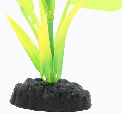 DVHEY non toxic silk plant foliage arrangement creating a natural fish habitat.