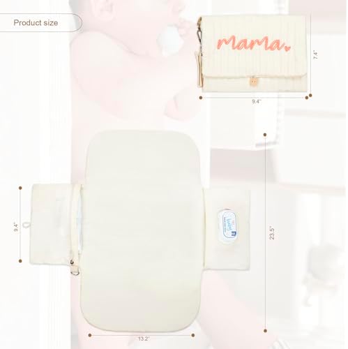 Dyomnizy waterproof travel changing mat for newborns