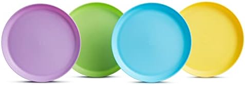 Side view of Munchkin toddler bowl showing deep design for food