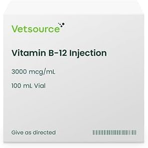 Generic Vitamin B-12 Injection 3000 mcg 100 mL vial front view