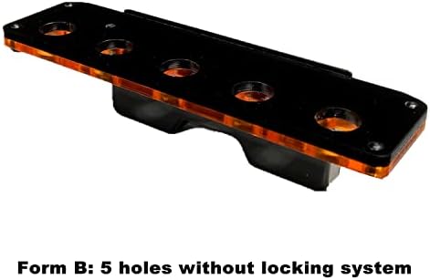 Reefing Art slim coral rack top view showcasing the silicone locking pad slots
