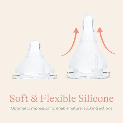 Lansinoh baby bottle replacement nipple packaging