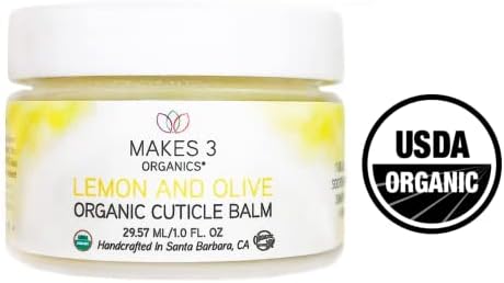 Organic ingredients used in Makes 3 Organics cuticle balm