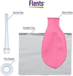Packaging of Flents reusable personal care and wellness solution