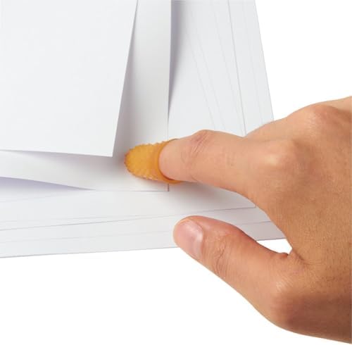 Close up view of the slip resistant nubbed pattern on Swingline medium finger tips