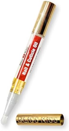 Bliss Kiss Simply Pure cuticle oil pen showing the brush tip applicator