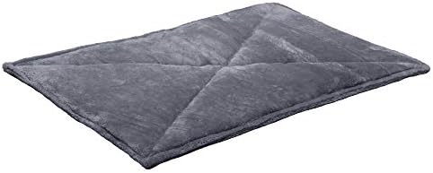 Furhaven ThermaNAP Self-Warming Cat Bed for Indoor Cats & Large/Medium Dogs, Washable & Reflects Body Heat - Quilted Faux Fur Reflective Bed Mat - Gray, Large - Image 8