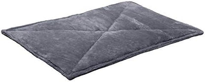 Furhaven ThermaNAP Self-Warming Cat Bed for Indoor Cats & Large/Medium Dogs, Washable & Reflects Body Heat - Quilted Faux Fur Reflective Bed Mat - Gray, Large - Image 8