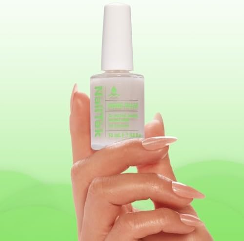 Nail Tek clear conditioning base coat bottle showcasing the official brand logo.