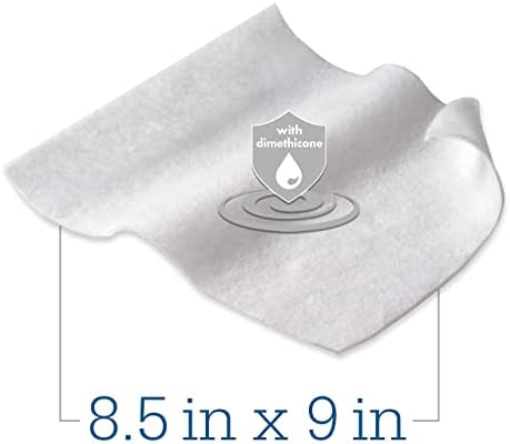 Close up of the resealable seal on Stryker dimethicone protective wipes package