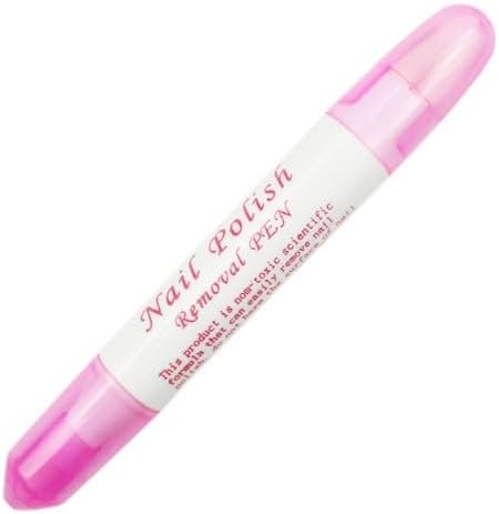 Pink nail polish corrector pen for manicure cleanup