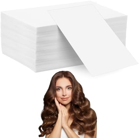 TIESOME disposable hair perm paper pack front view showing white salon sheets.