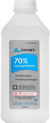 Cumberland Swan 70 percent isopropyl solution for surface disinfecting and skin prep.