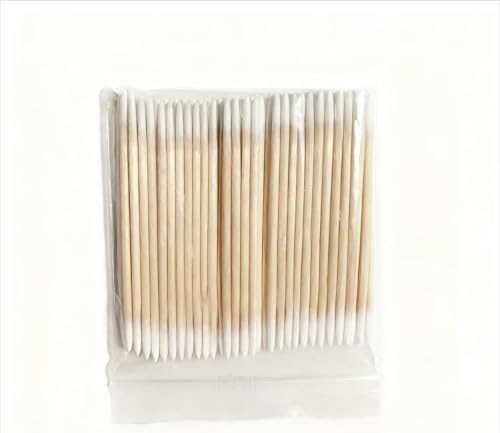 Flat lay of precision beauty swabs for makeup and nails