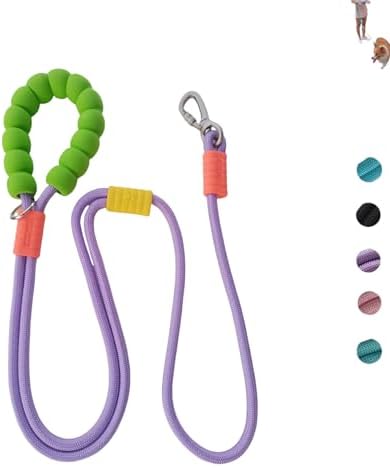 Doomanload adjustable purple dog leash waist attachment