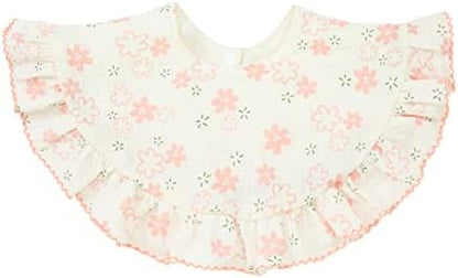 Nishine muslin cotton baby bibs 360 degree rotation feature