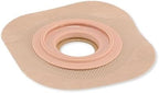 Red color match flange and tape border details of the Hollister New Image extended wear ostomy barrier