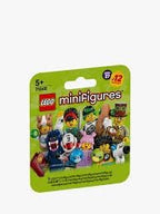 LEGO 71048 Astronomer Kid minifigure holding the buildable telescope accessory.