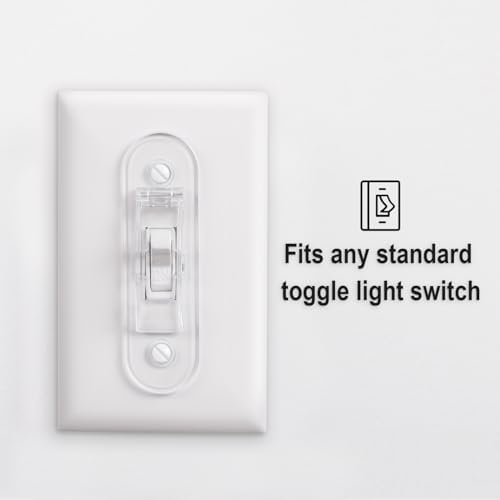 Side profile of Clymene switch cover showing toggle access