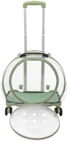 Cat Backpack Carrier, Transparent & Breathable Cat Carrier with Wheels, Large Space Bubble Pet Backpack for Kitty Dog Bunny Up to 20lbs, Multiple Carrying Options, Perfect for Traveling/Taking a Walk - Image 7