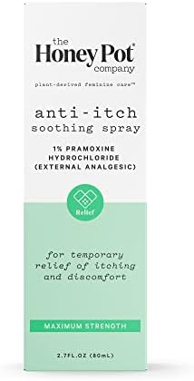 Dermatologist tested hypoallergenic feminine itch relief spray with lavender