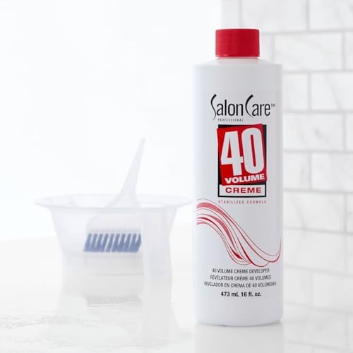 Side view of Salon Care 40 Volume developer 16 Fluid Ounce