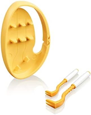 Tick Twister carabiner clip attached to a backpack