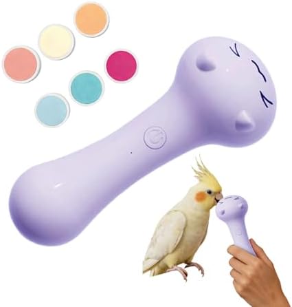 Manon Rosa Electric Beak Trimmer showing the interchangeable colored sanding bands