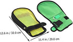 Healvian hand restraint mitt with finger separation design for patient safety.