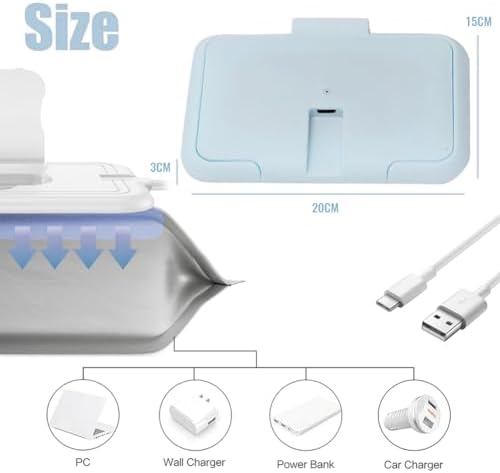 Baby wipe warmer double layer cover mechanism