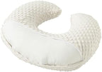 Aullar nursing pillow cover showing hidden zipper detail