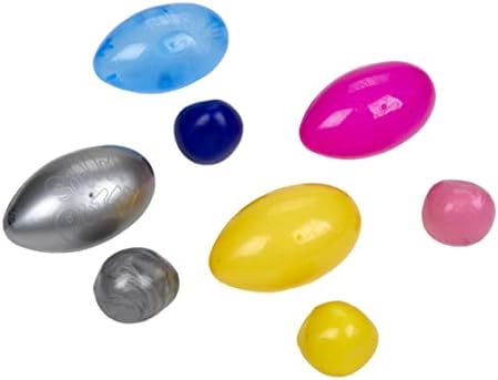 Kids using the original and lava putty eggs for fine motor skill development