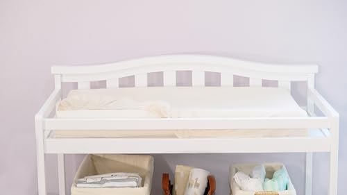 Naturepedic easy to clean machine washable organic cotton diaper changing surface