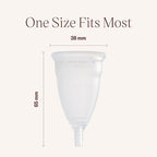 Authentic DIVA Cup packaging showing 12 hour protection seal