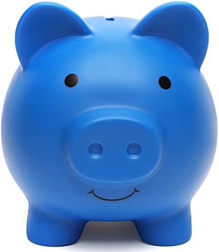 XDRELEC unbreakable coin bank base view showcasing the secure rotating plastic stopper