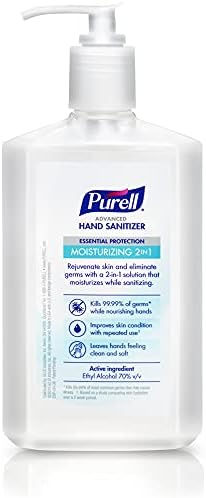 Purell 2in1 Moisturizing Advanced Hand Sanitizer Gel, 12 oz Pump Bottle (Pack of 4) - 3698-06-EC - Image 2